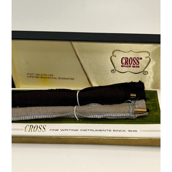 Cross Century 6601 12KT Gold Filled Pen & Pencil Set w/ Box & Sleeves - Picture 9 of 11